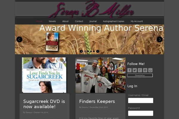 Site using MyBookTable Bookstore by Author Media plugin