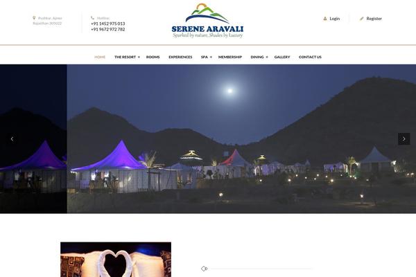 Site using Opal-hotel-room-booking plugin