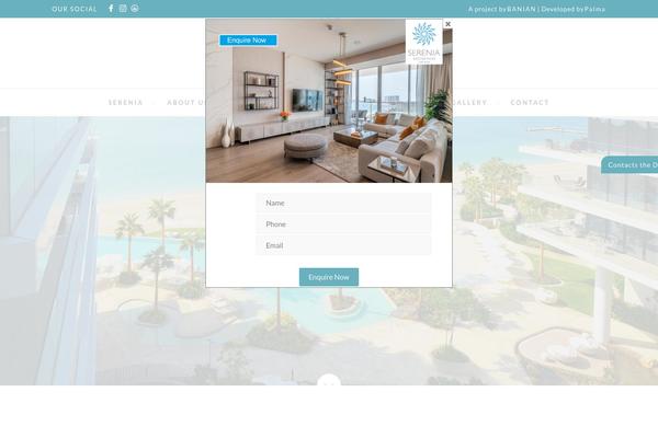 Marina theme site design template sample