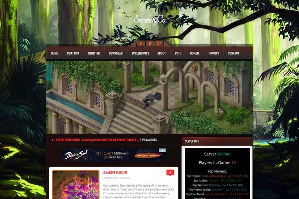 Orizon theme site design template sample