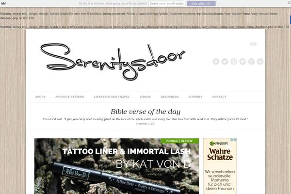 Site using Bible Verse of the Day plugin