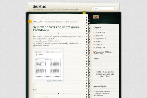 Diary theme site design template sample