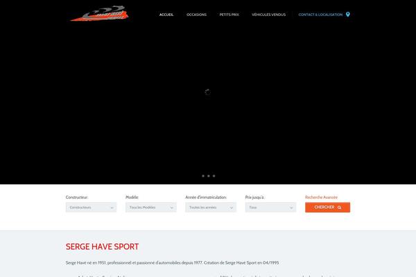 Autotrader theme site design template sample