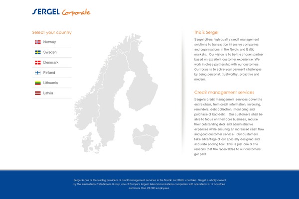 sergel.com site used Sergel
