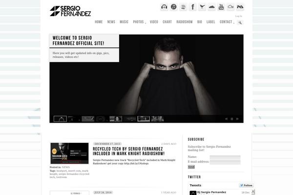 Prestige Light theme site design template sample