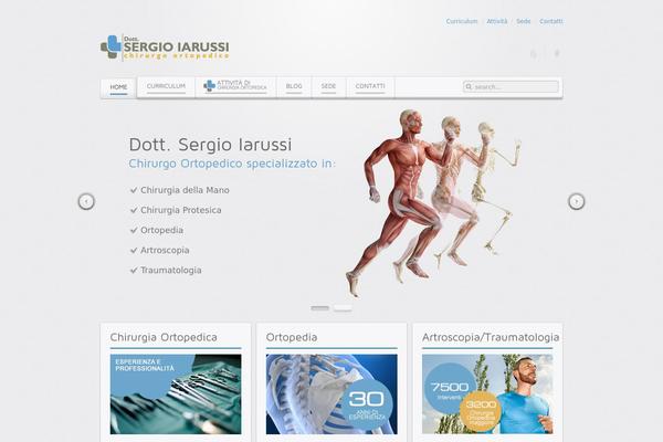 Balance theme site design template sample