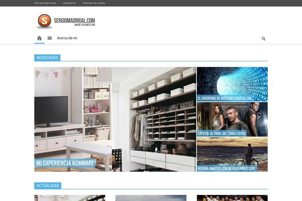 Hoffman theme site design template sample