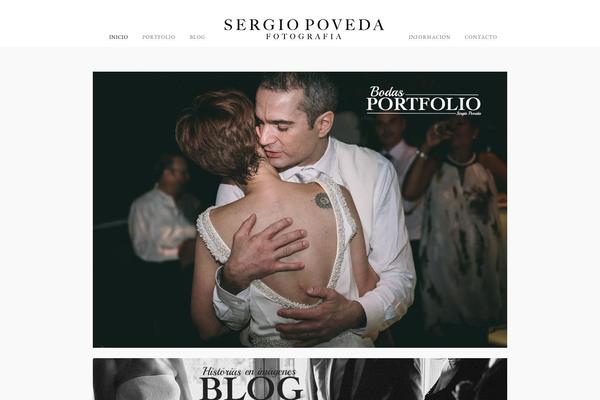 Vega theme site design template sample