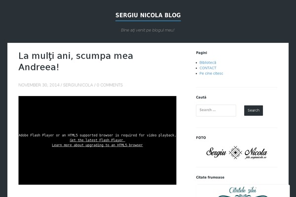 Finch theme site design template sample