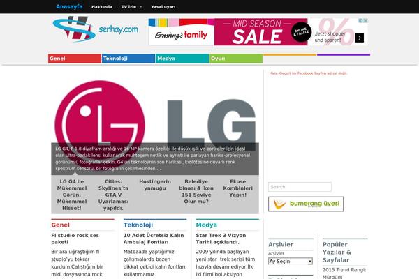 Xin Magazine theme site design template sample