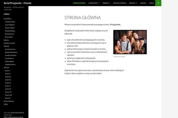 serial-friends.pl site used Movie Theater