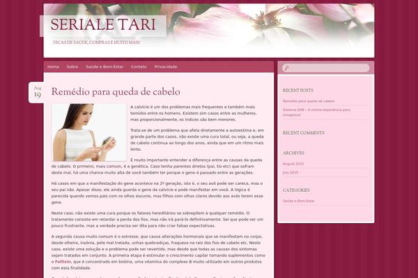 Bouquet theme site design template sample