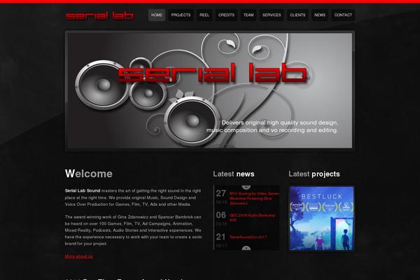 Pendulum theme site design template sample