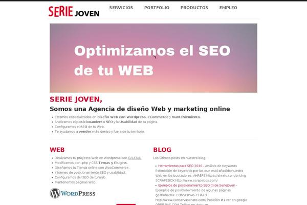 Site using OTW Portfolio Light plugin