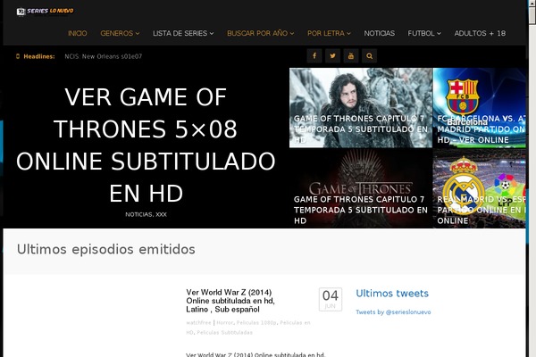 deTube theme site design template sample