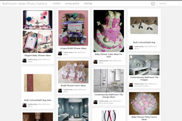 iPin theme site design template sample