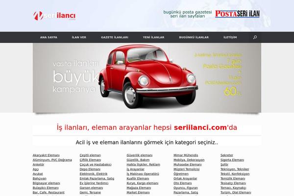 Frontier theme site design template sample