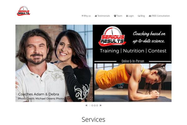 serious-results.com site used Theme5820