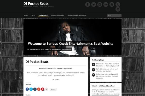 Musicmaker theme site design template sample
