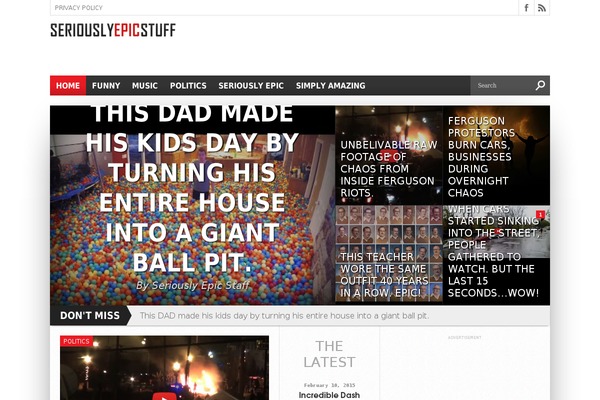 Hot Topix theme site design template sample