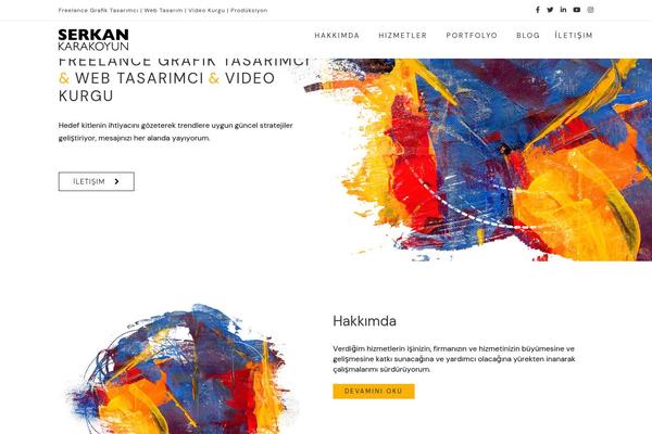 Archi theme site design template sample