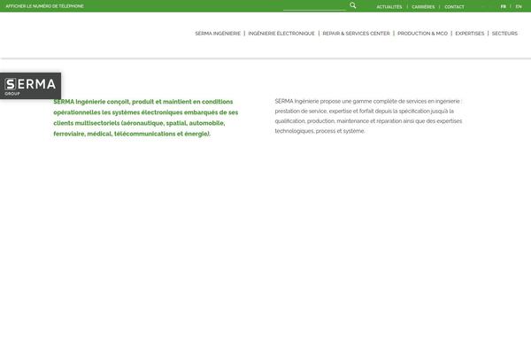 serma-ingenierie.com site used Serma