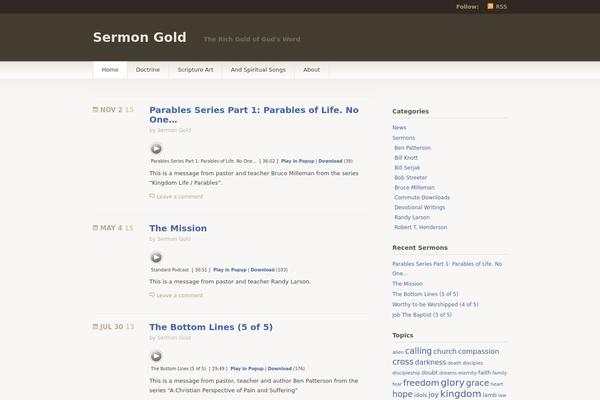 Titan theme site design template sample