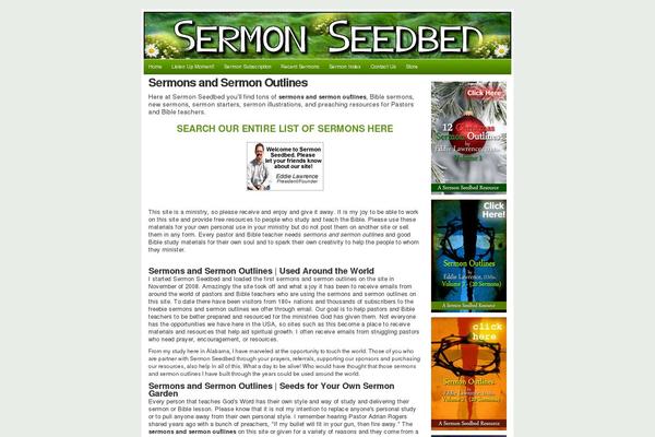 sermonseedbed.com site used Flexxgreen