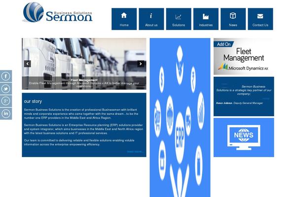Site using News Manager plugin