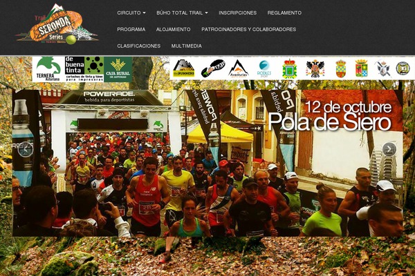 Parallax theme site design template sample