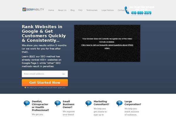 Site using OptimizePressPlugin plugin
