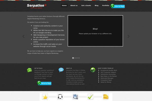 Swatch theme site design template sample
