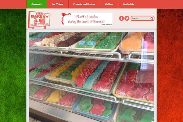 serpesbakery.com site used Theme5