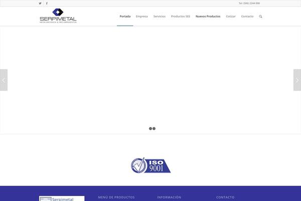 Enfold theme site design template sample