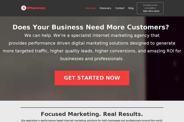 Squared theme site design template sample
