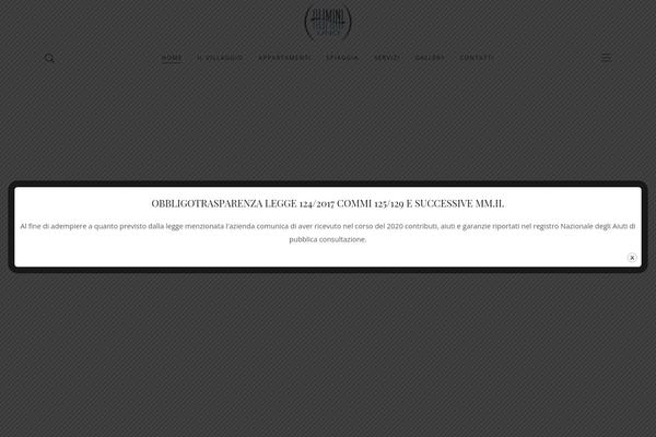 Albergo theme site design template sample