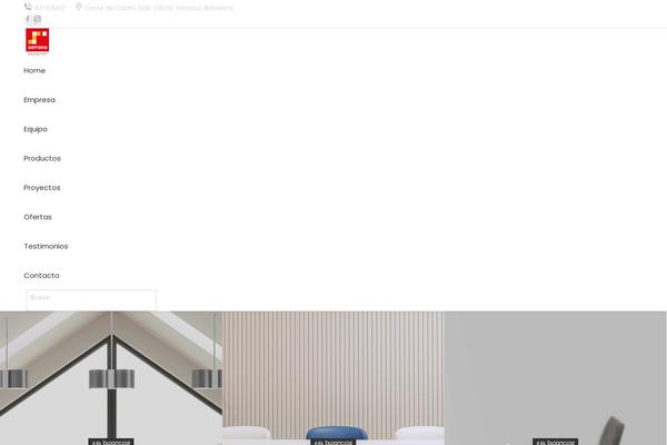 The7 theme site design template sample