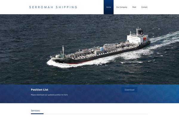 Sapphire theme site design template sample