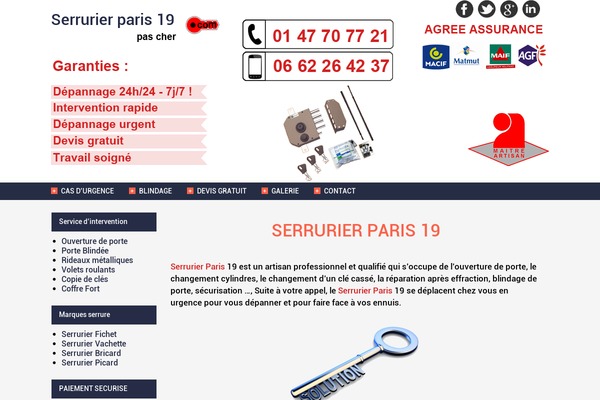 Blog theme site design template sample
