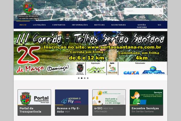 sertaosantana-rs.com.br site used Prefeitrura