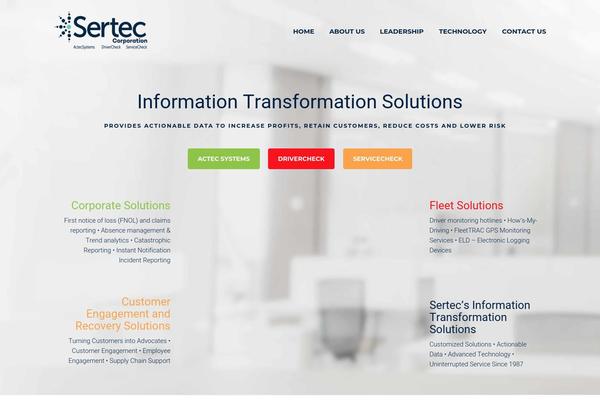 sertec.com site used Rocketapp