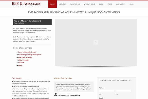 BUILDER theme site design template sample