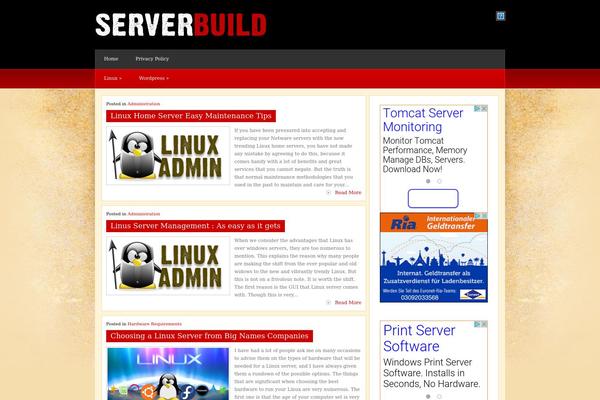 GrungeMag theme site design template sample