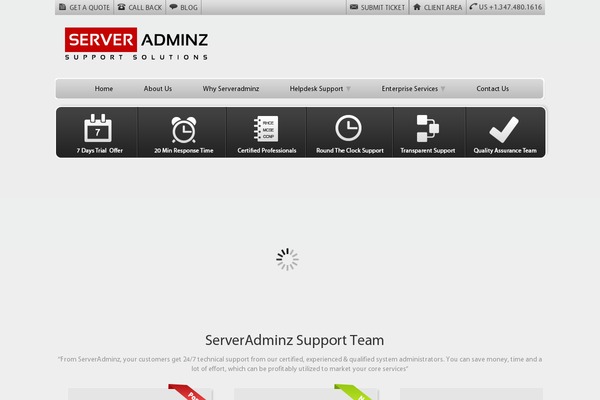 serveradminz.com site used Serveradminz