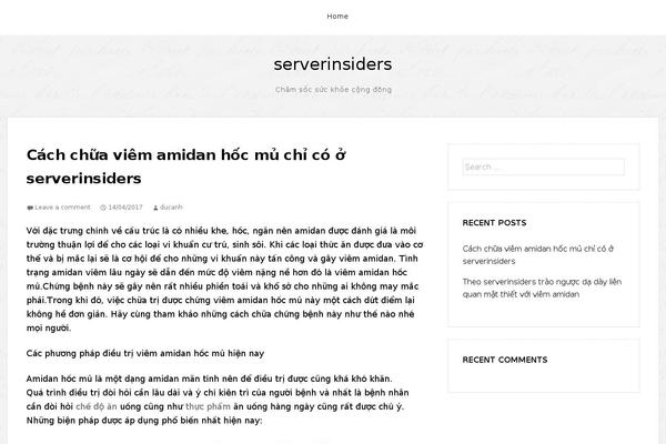 The Thinker Lite theme site design template sample