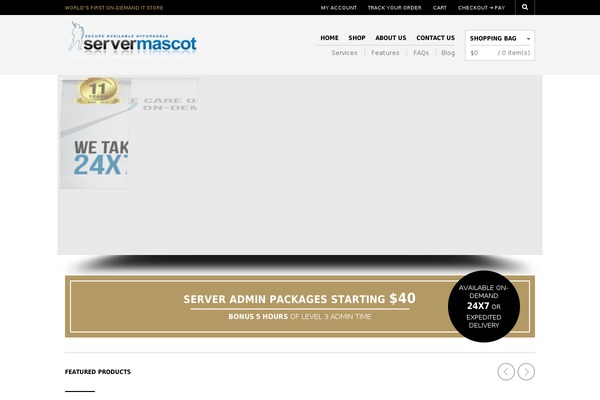 The Retailer theme site design template sample
