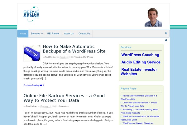 servesense.com site used Ddw-main-site