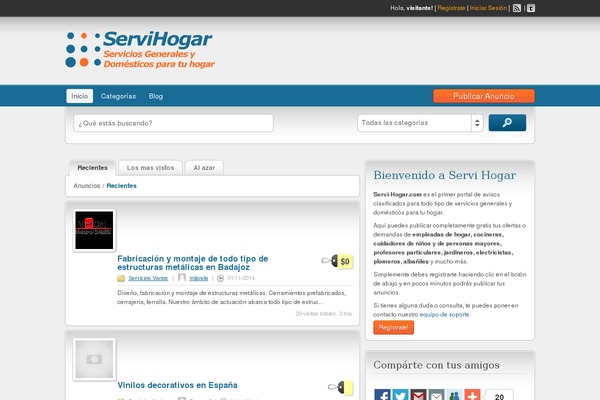 servi-hogar.com site used FlatPress