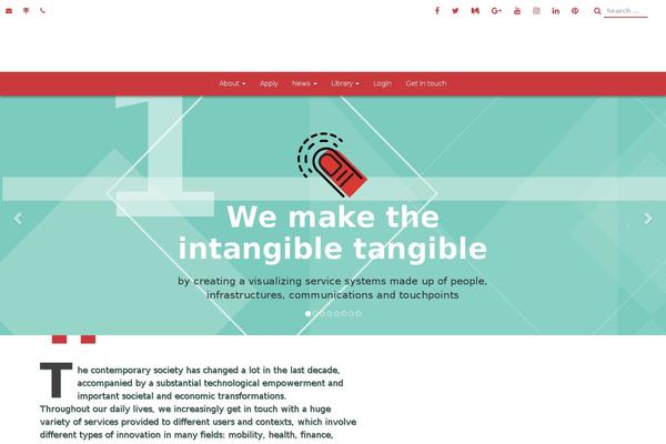 Site using Parallax Scroll plugin