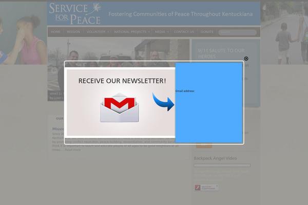 Light of Peace theme site design template sample